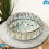 Silver Crystal Mirrored Tray Table Removable Top Home Bedroom Decor 4