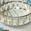 Silver Crystal Mirrored Tray Table Removable Top Home Bedroom Decor 3