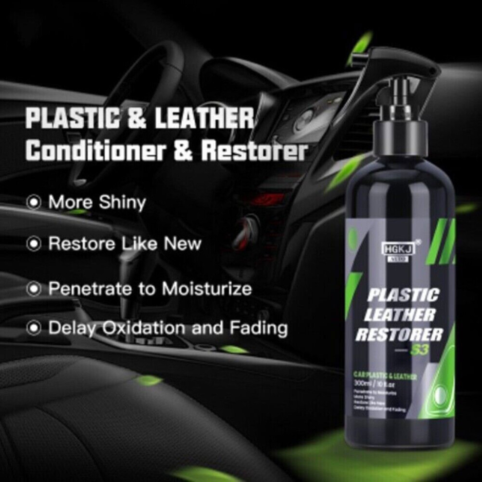 Car Quick Plastic Leather Restorer Nano Shine Protection S3 Model Clean Spray 970447361241