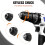 Cordless Drill 45Nm Electric Drill 2 Variable Speed Electric Drill 18+1 Torque Setting Electric  Screwdriver Set 3