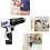 Cordless Drill 45Nm Electric Drill 2 Variable Speed Electric Drill 18+1 Torque Setting Electric  Screwdriver Set 8