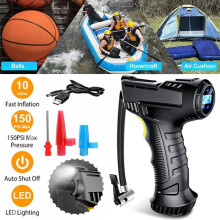 Cordless Electric Car Tyre Inflator Digital Tyre Air Compressor Pump