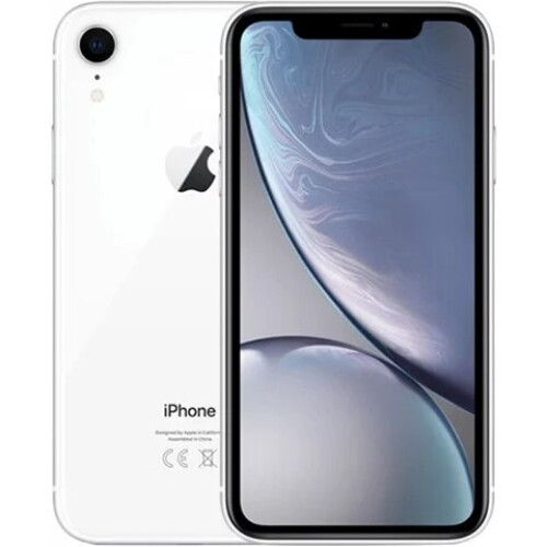Refurbished Apple (White) Apple iPhone XR | 64GB | All Colours (Renewed)
