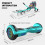 HITWAY (Green) 6.5'' E Scooter LED Hoverboard with go-kart Segway 6