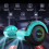 HITWAY (Green) 6.5'' E Scooter LED Hoverboard with go-kart Segway 5