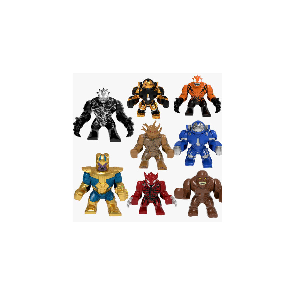 8PCS Thanos Venom Anti-Hulk Big Figures Toys Fit  compatible Lego