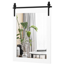 Farmhouse Wall Mirror Decorative Vanity Mirror Wall Mounted Mirror