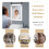 Costway Farmhouse Wall Mirror Decorative Vanity Mirror Wall Mounted Mirror 6