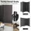 Costway 3 Panel Room Divider on Wheels 180cm Tall Rolling Privacy Screens 5