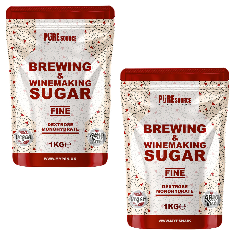 Pure Source Nutrition (2Kg) Brewing Sugar Home Brew Beer Wine Cider Spirit