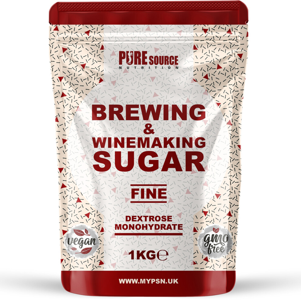 Pure Source Nutrition (1Kg) Brewing Sugar Home Brew Beer Wine Cider Spirit
