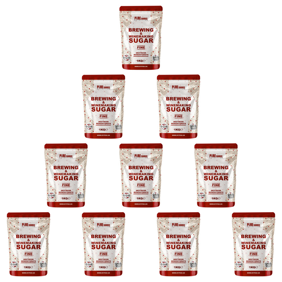 Pure Source Nutrition (10Kg) Brewing Sugar Home Brew Beer Wine Cider Spirit