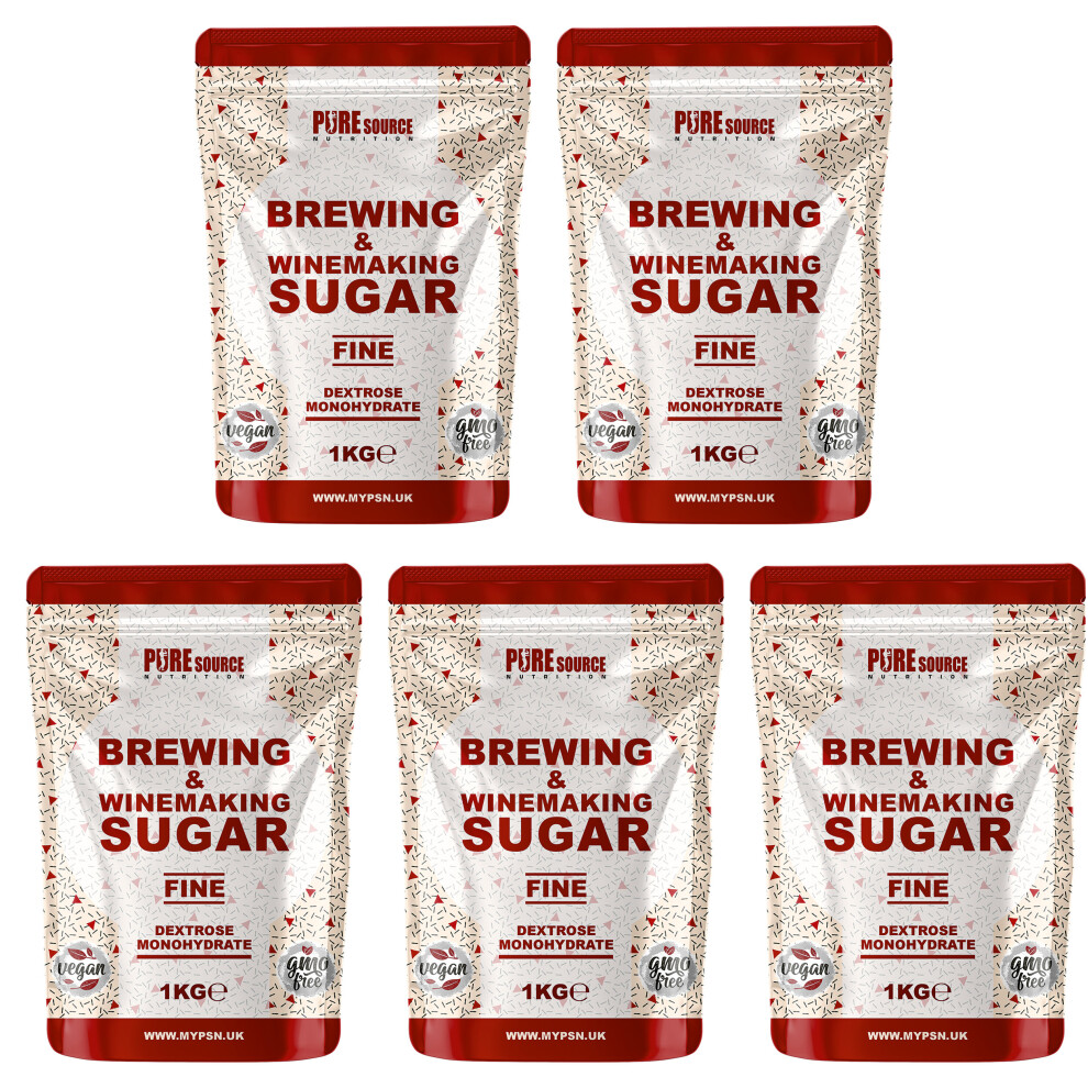 Pure Source Nutrition (5Kg) Brewing Sugar Home Brew Beer Wine Cider Spirit