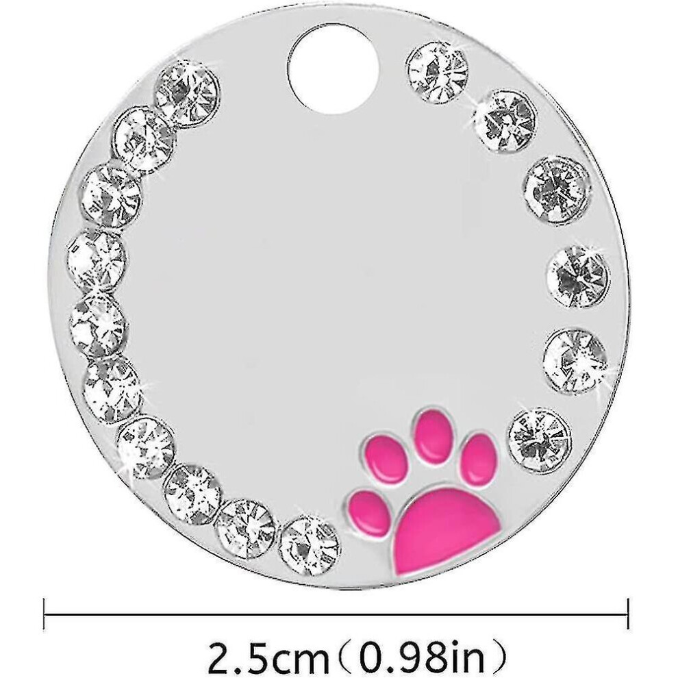 2pcs Pet Dog Id Tags Retro Stainless Steel Pet Pendant Creative Dog Tag Set For Pet(bronze)