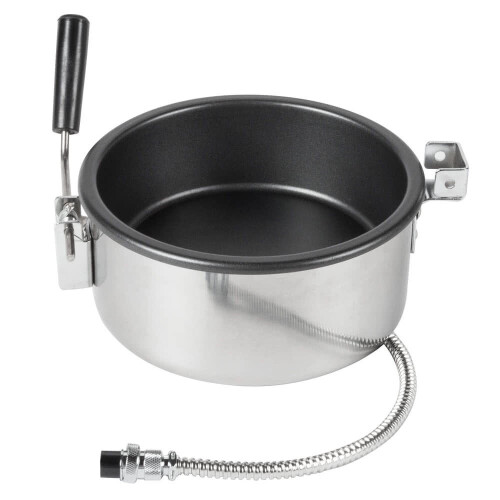 8oz Popcorn Pot Maker Hand-Cranked Professional Accessories 1