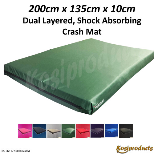 (Green) High Impact Crash Mats For Landing Falling Bouncy Castles ...