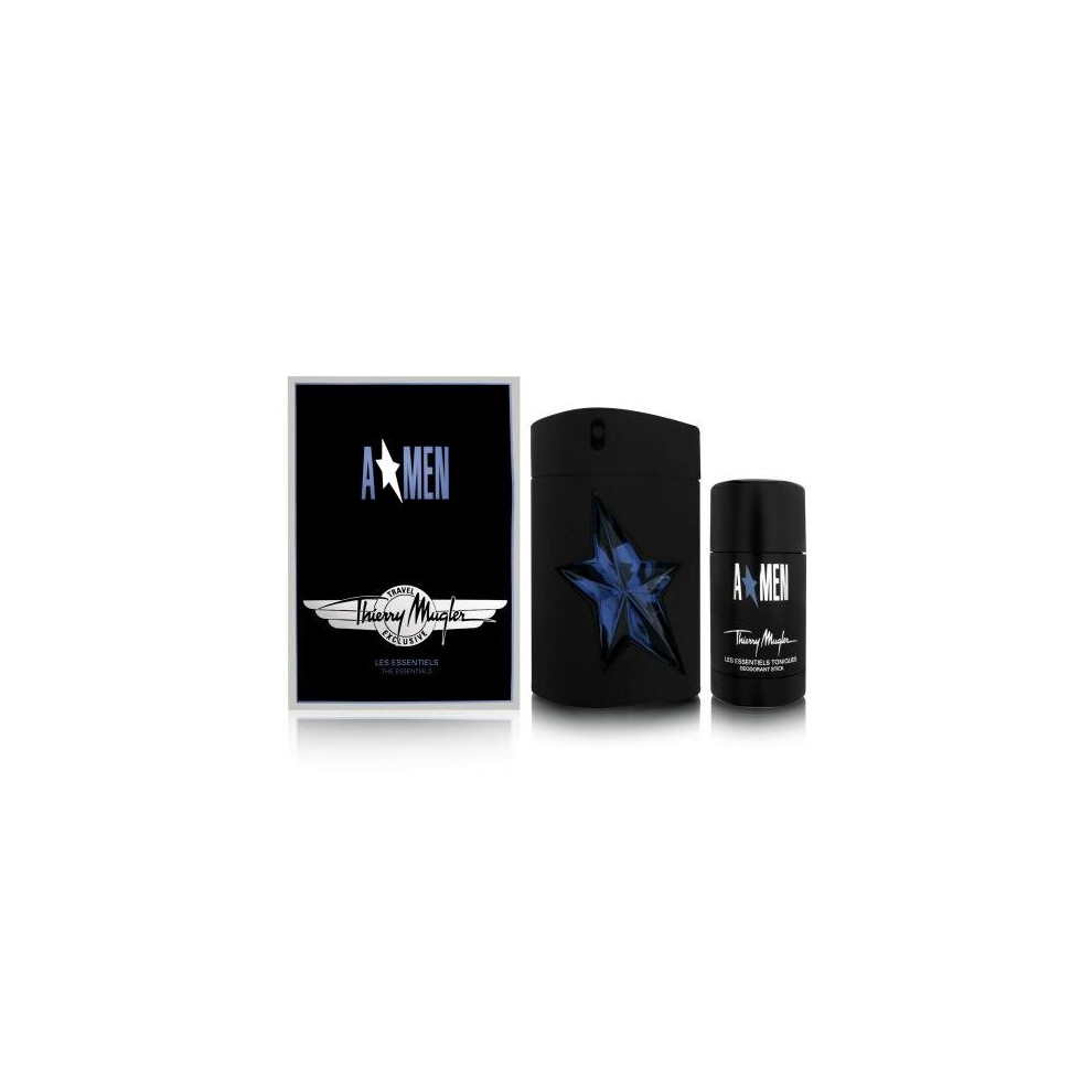 Angel 2 Pcs Set For Men: 3.4 Edt Sp Rubber + 2.7 Deodorant Stick