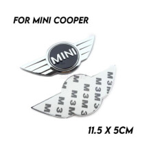 MINI COOPER R56 R53 R50 Wing Emblem Bonnet Hood Trunk Rear Boot Badge