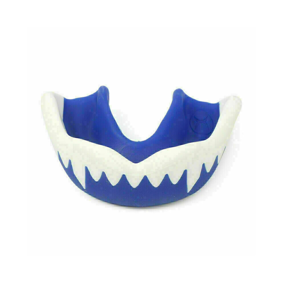 (  Blue) Boxing Gum Shield MMA Martial Arts Mouth Guard Teeth Protection Taekwondo