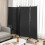 Costway 4 Panel Room Divider 172cm Tall Rolling Privacy Screens on Wheels 3