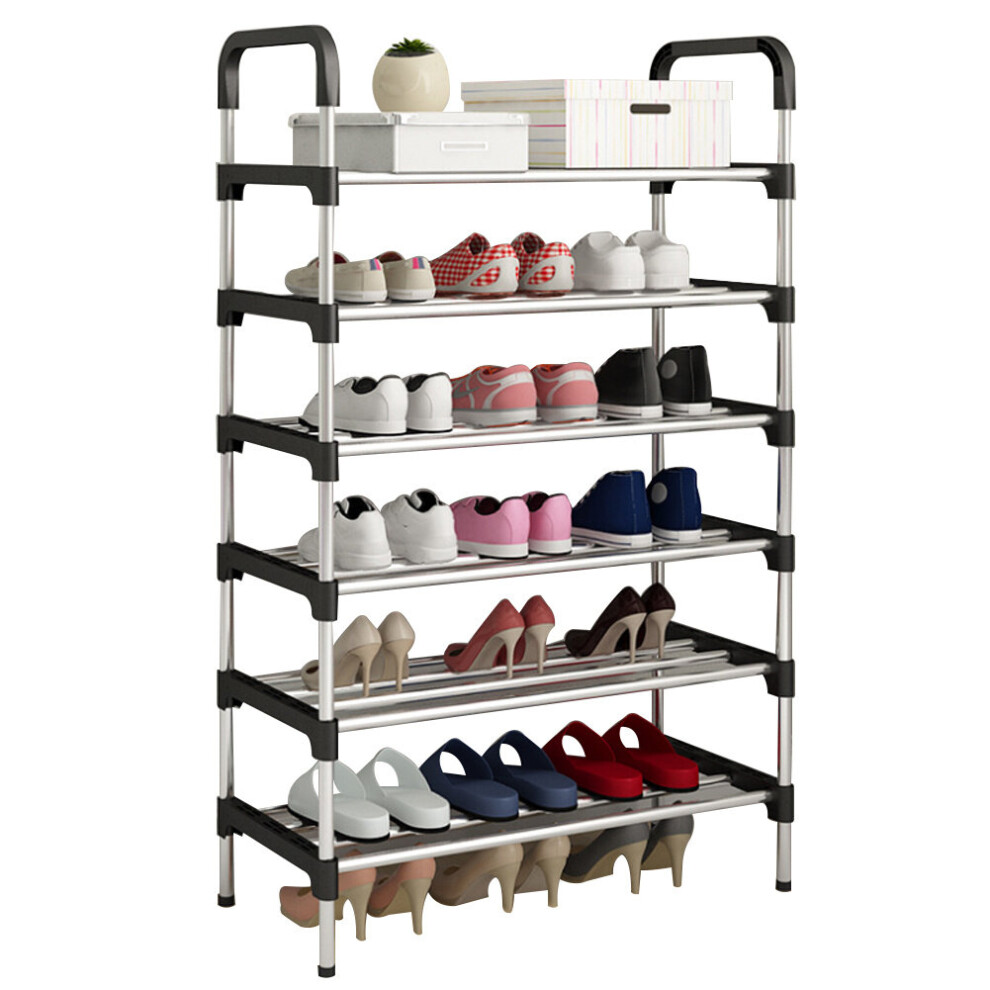 (6 Tier) Shoe Rack Organizer Stackable Space Saving Shoe Shelf