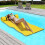 Costway Floating Water Mat Swimming Pool Float Pad w/ Rolling Pillow Design 3