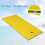 Costway Floating Water Mat Swimming Pool Float Pad w/ Rolling Pillow Design 2