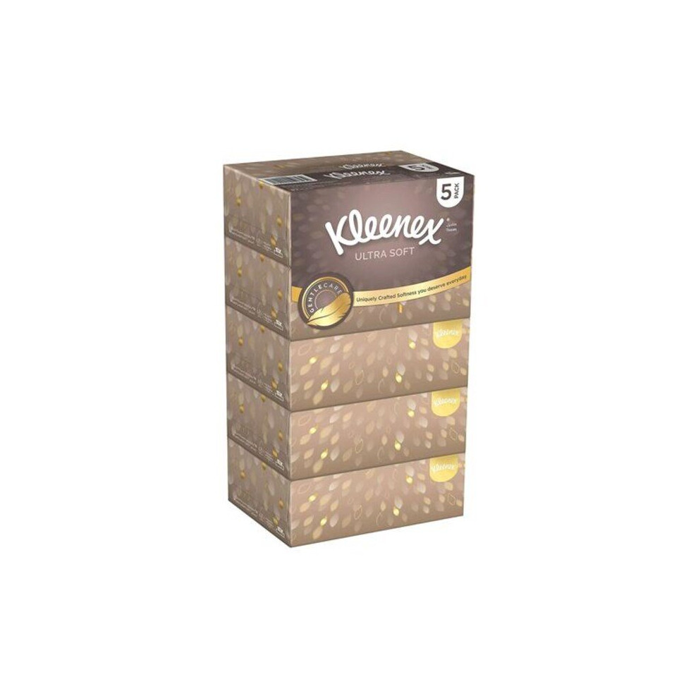 Kleenex Ultra Soft Tissue 3 Ply 96 Sheets Pack Of 5
