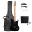 6 String Electric Guitar W/ Pickguard Strap Bag Guitar Case Amp Cord 1