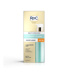 RoC Multi Correxion Hydrate + Plump Moisturizer SPF 30 | Hydrating Anti-Aging Face Cream with Sun Protection - 50ml
