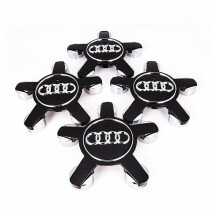 Audi 135mm Wheel Center Cap 4F0601165N 4-Pack ABS Hub Caps for A4 A5 A6 A7 A8
