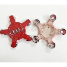 Audi 135mm Wheel Center Cap - OEM-Grade ABS Hub Covers 4F0601165N (4Pcs) Fits A4 A5 A6 A7 A8, Q5, TT, R8