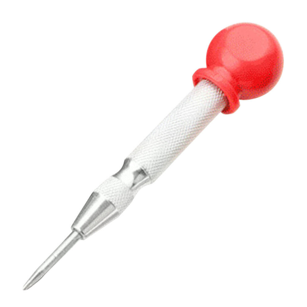( Silver) Automatic Spring Positioner Automatic Center Hole Punch Impact Center Punch 970447361593