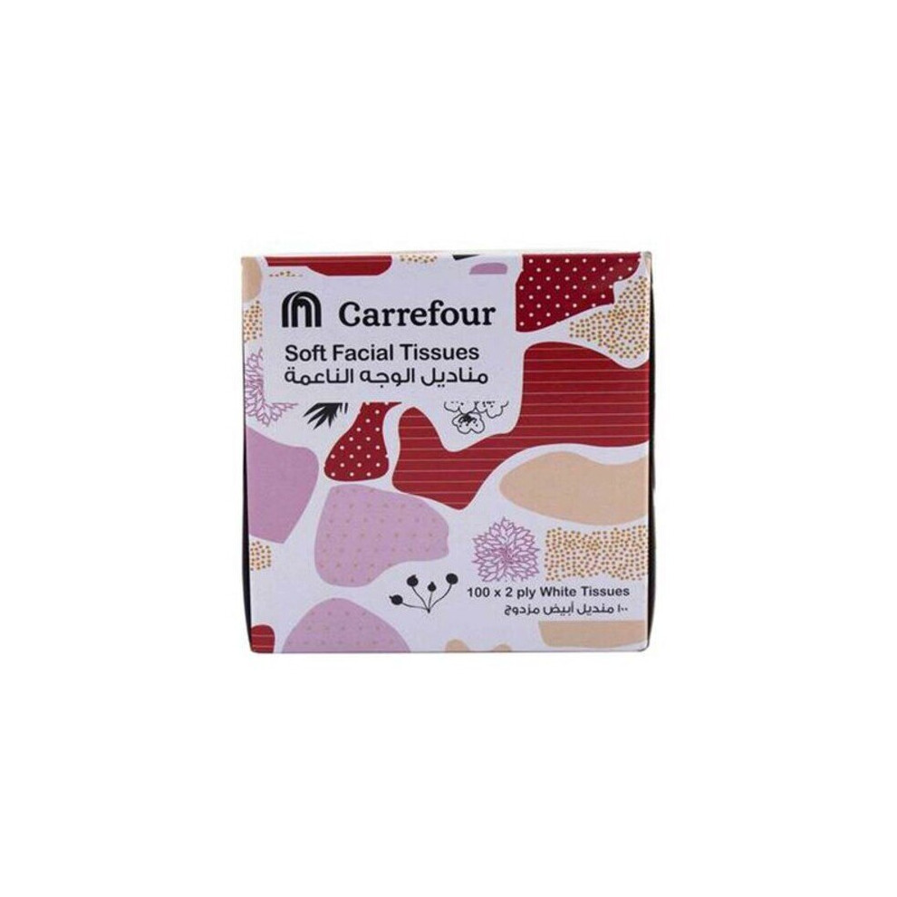 Carrefour Economic Facial Tissues 100 Sheets