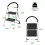 Costway 2 Step Metal Household Ladder Folding Step Stool w/ Anti-Slip Platform 2