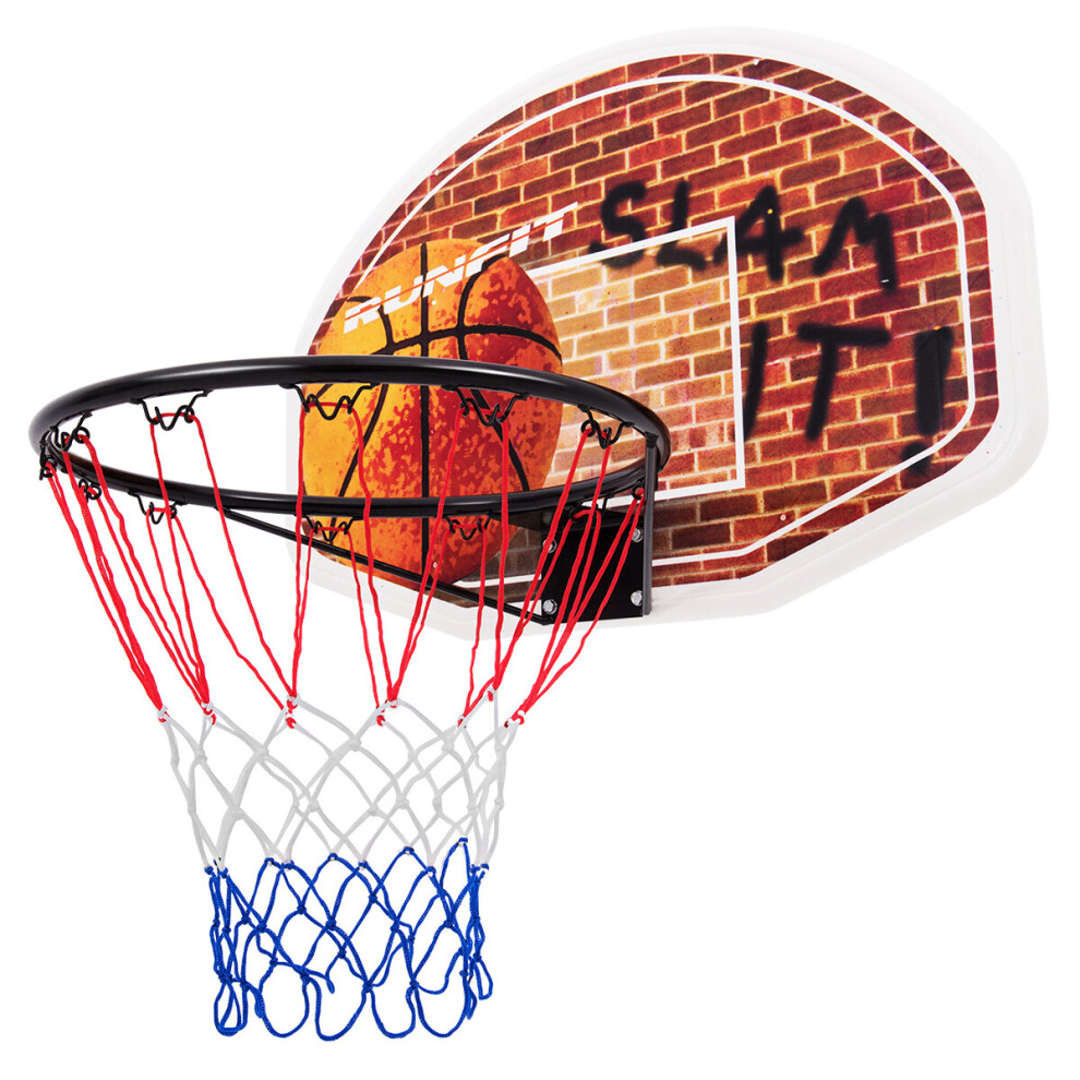 73 x 49 CM Mini Basketball Hoop Wall Mounted Basketball Backboard