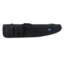 (Black, 46inch(120cm)) Air-soft Sniper Gun Fishing Rod Hunting Gun Case