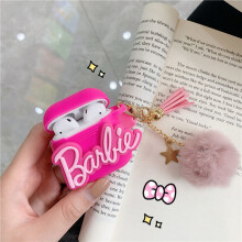 (Airpods pro) Pink Barbie Airpod protective Clear Case For Apple AirPods1/2 &3 Pro Exercise Cover Fitness