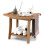 Costway Bathroom Shower Bench Waterproof Bath Spa Stool Non-slip Storage Bench 1