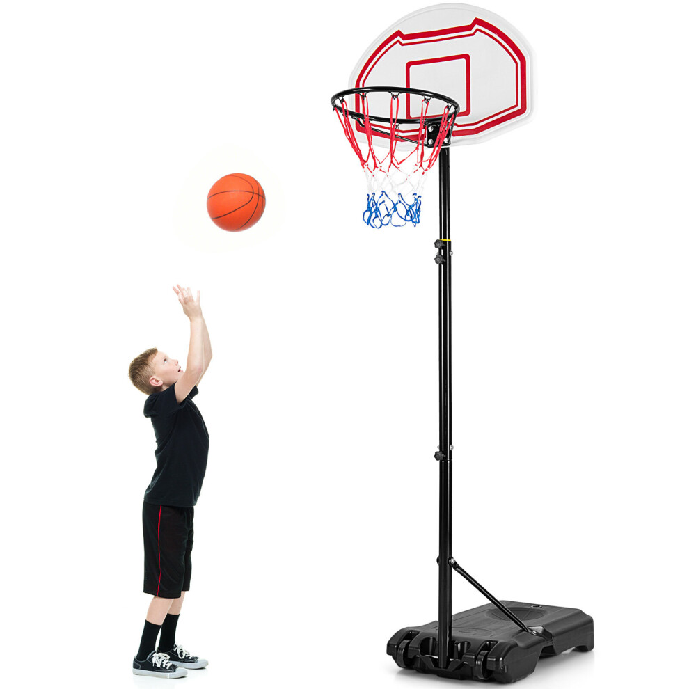Portable Basketball Hoop System Height Adjustable Basketball Stand