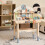 Casart Large Kids Wooden Play Tool Workbench with Rich Tool Set & Accessories 8
