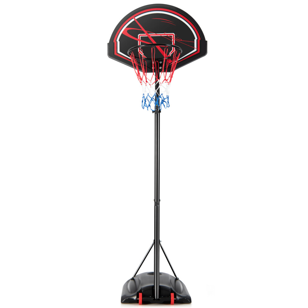 Height Adjustable Basketball Stand Portable Basketball Hoop System