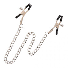Women Breast Clip Nipple Clamps With Metal Chain Adult Sex Toy
