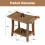 Costway Bathroom Shower Bench Waterproof Bath Spa Stool Non-slip Storage Bench 2