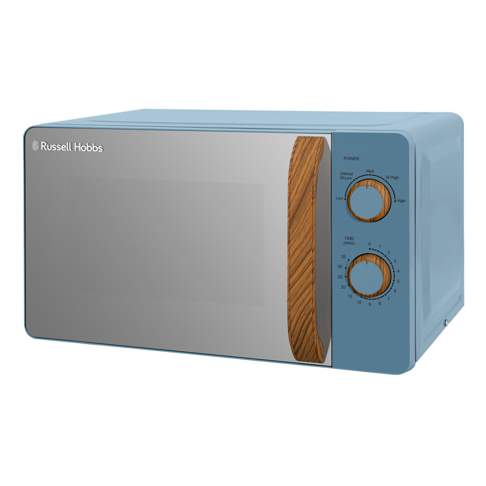 Russell Hobbs RHMM713BL-N Blue 17L Compact Manual Microwave - 700W - Image 4