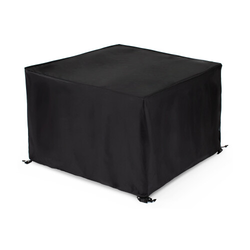 HILLINGTON RC0540 Waterproof Rattan Cube Cover - Heavy-Duty 600D PVC Lining, UV Stable, Fits 122x122x76 cm