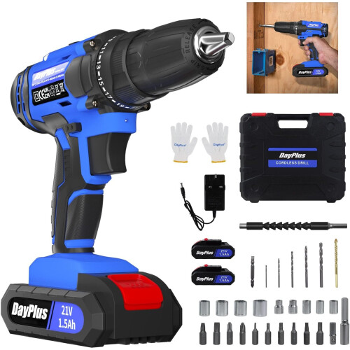 Dayplus 21v 2024 cordless drill