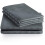 (Charcoal) Stripe Duvet Quilt Cover King Size Bedding Set 5