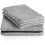(Grey) Stripe Duvet Quilt Cover King Size Bedding Set 3