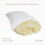 Wool Pillow 100% Cotton Natural Supportive Regulates Body temperature 5